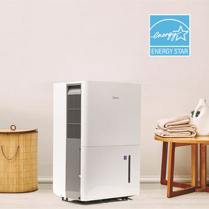 Midea 35 Pint Energy Star Smart Dehumidifier for Home, (Refurbished)