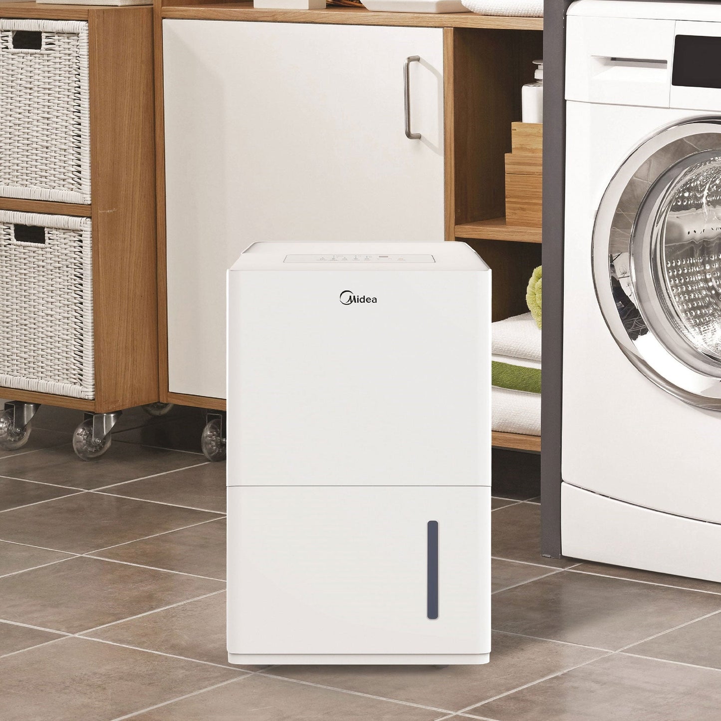 Midea 35 Pint Energy Star Smart Dehumidifier for Home, (Refurbished)