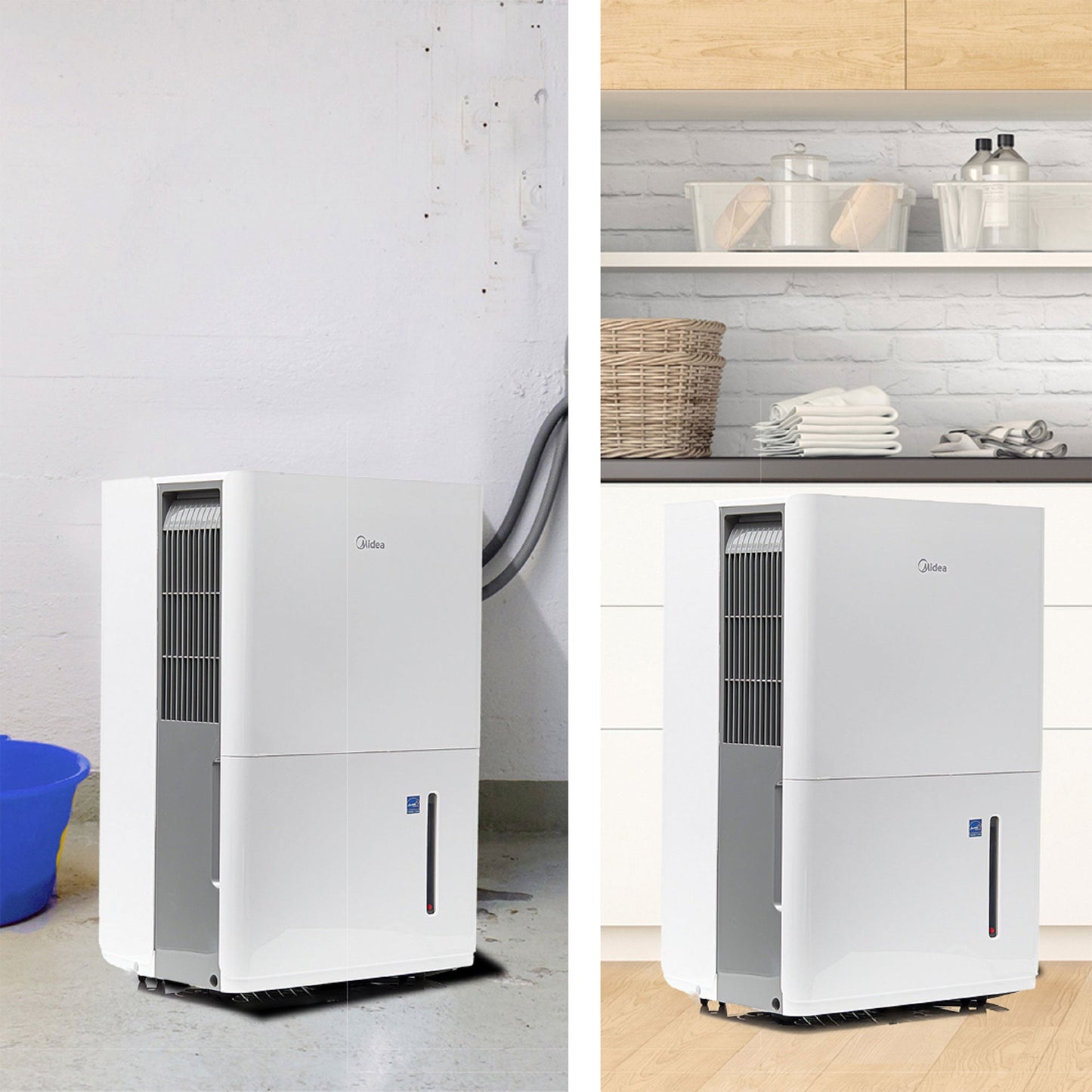 Midea 35 Pint Energy Star Smart Dehumidifier for Home, (Refurbished)