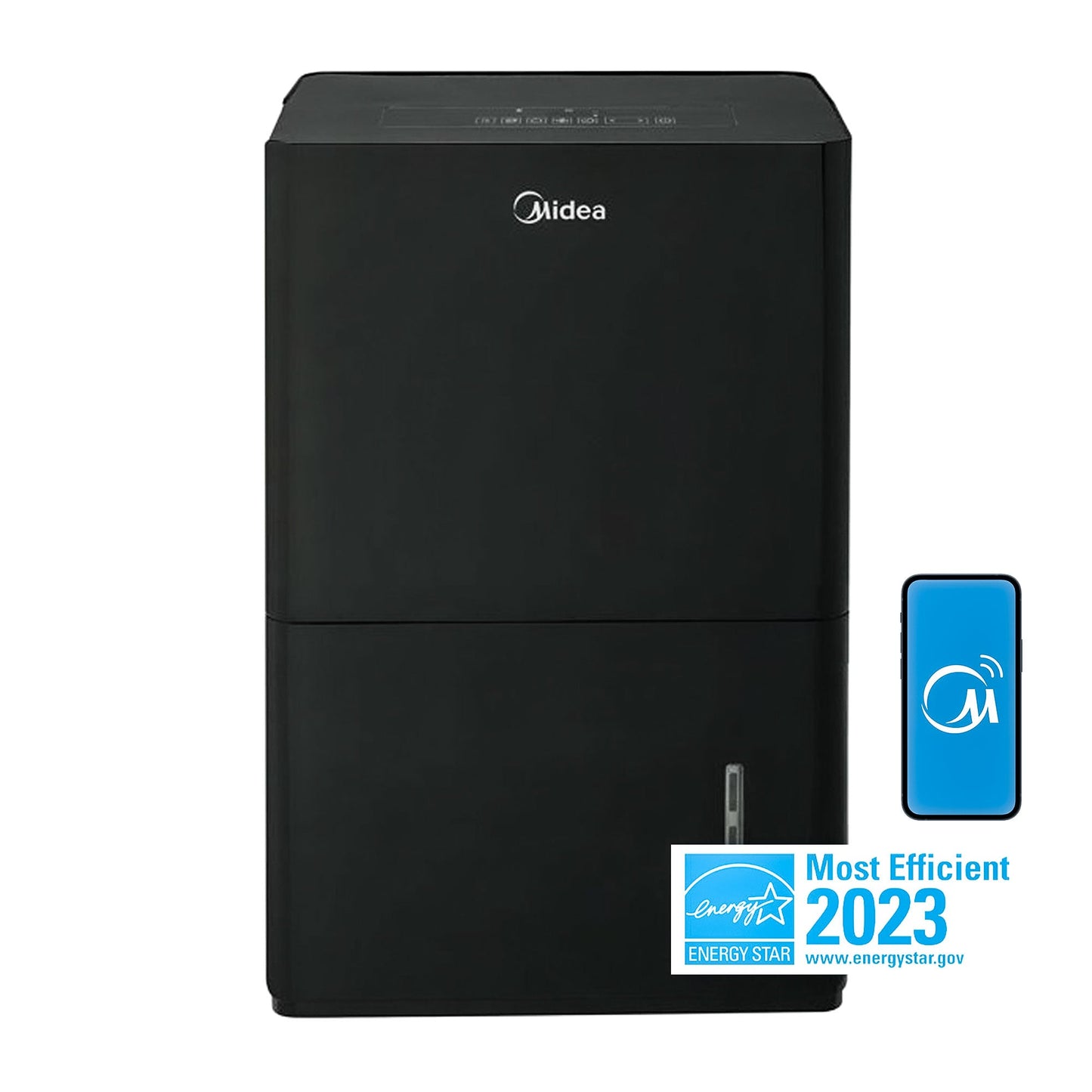 Midea 50 Pint Energy Star Smart Dehumidifier for Home, (Refurbished)
