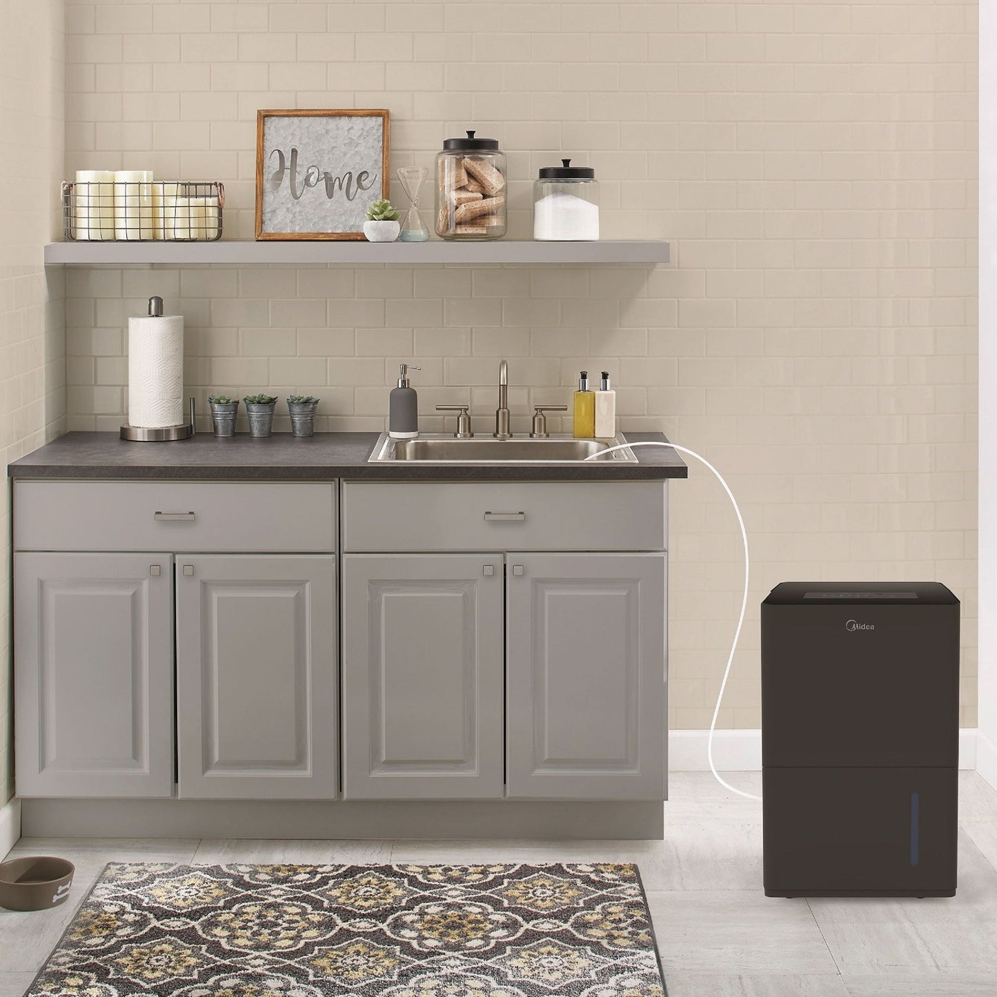 Midea 50 Pint Energy Star Smart Dehumidifier for Home, (Refurbished)