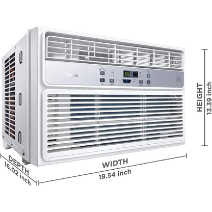 Midea EasyCool 8,000 BTU Window Air Conditioner w/ Remote, Rooms Up To 350 Sq Ft