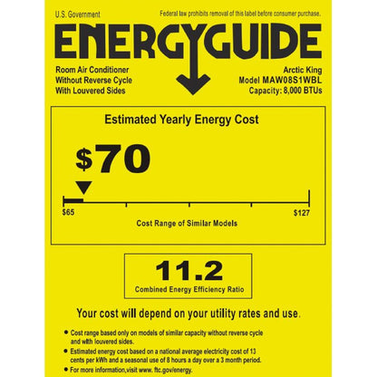 Midea 8,000 BTU ComfortSense Smart Control Window Air Conditioner/Dehumidifier