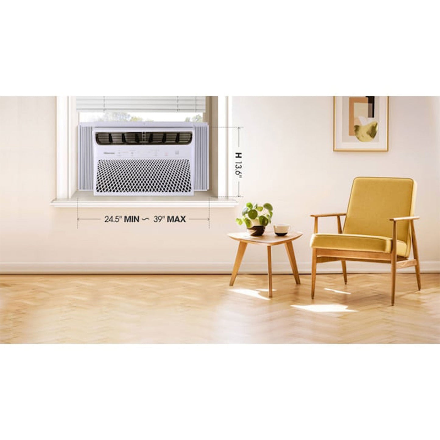 Hisense 350 Sq Ft Wifi Connected ENERGY STAR Window AC, Refurbished