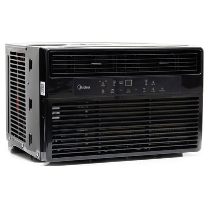 Midea 8,000 BTU 115V Smart Window Air Conditioner, Black (Refurbished)