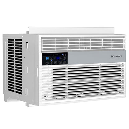 hOmeLabs Window Air Conditioner with Eco Mode, LED Panel, and Remote Control