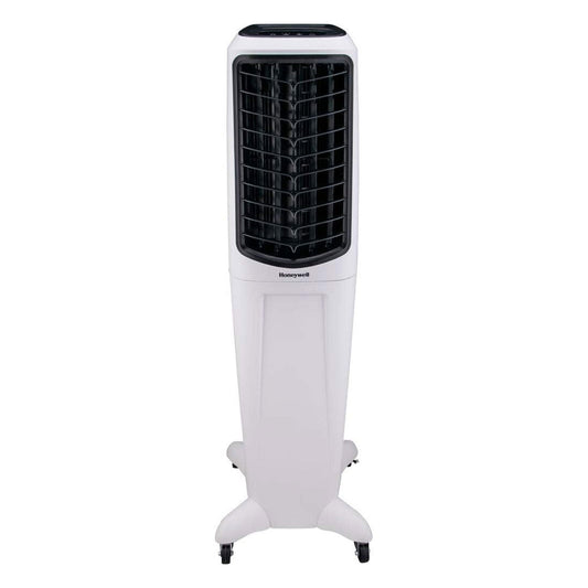 Honeywell Portable Evaporative Tower Cooler with Fan, Humidifier & Remote, White