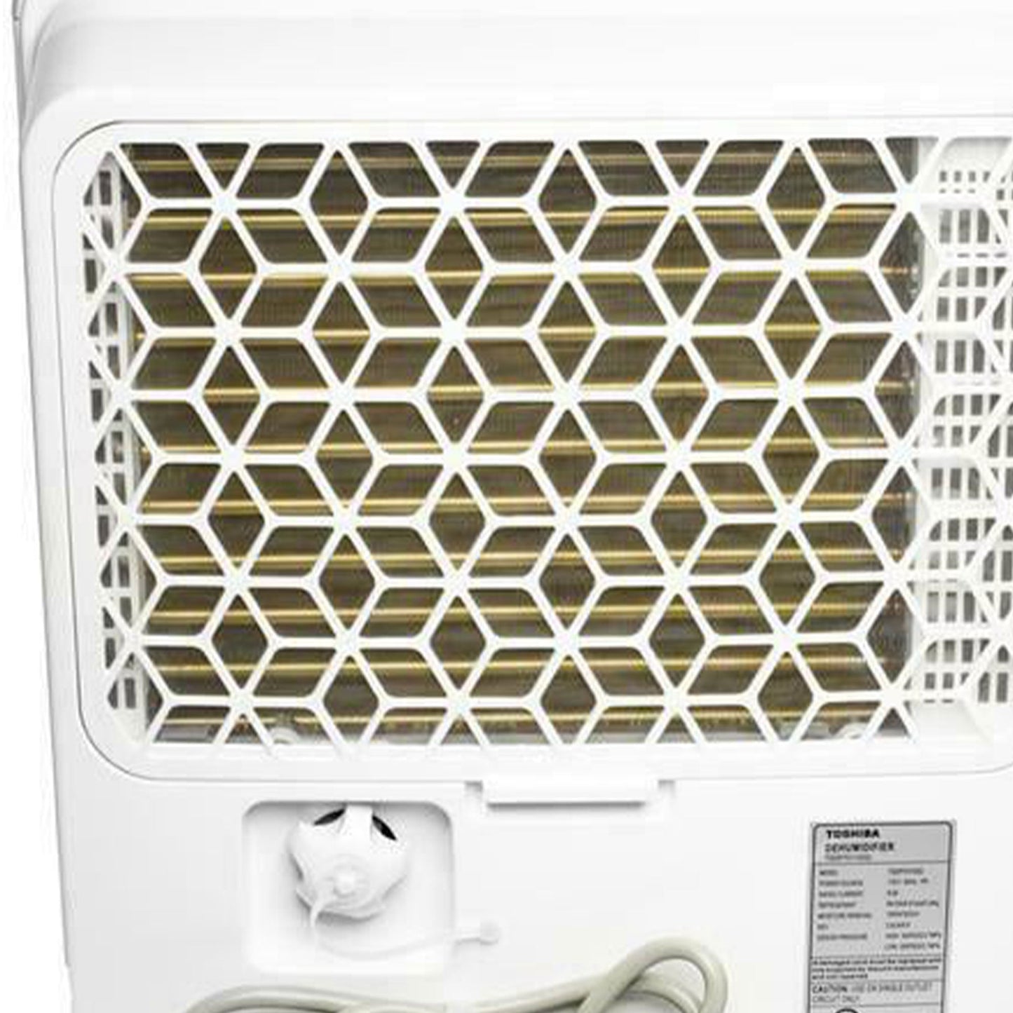 Toshiba 50 Pint Portable Home Room Dehumidifier, White (Certified Refurbished)