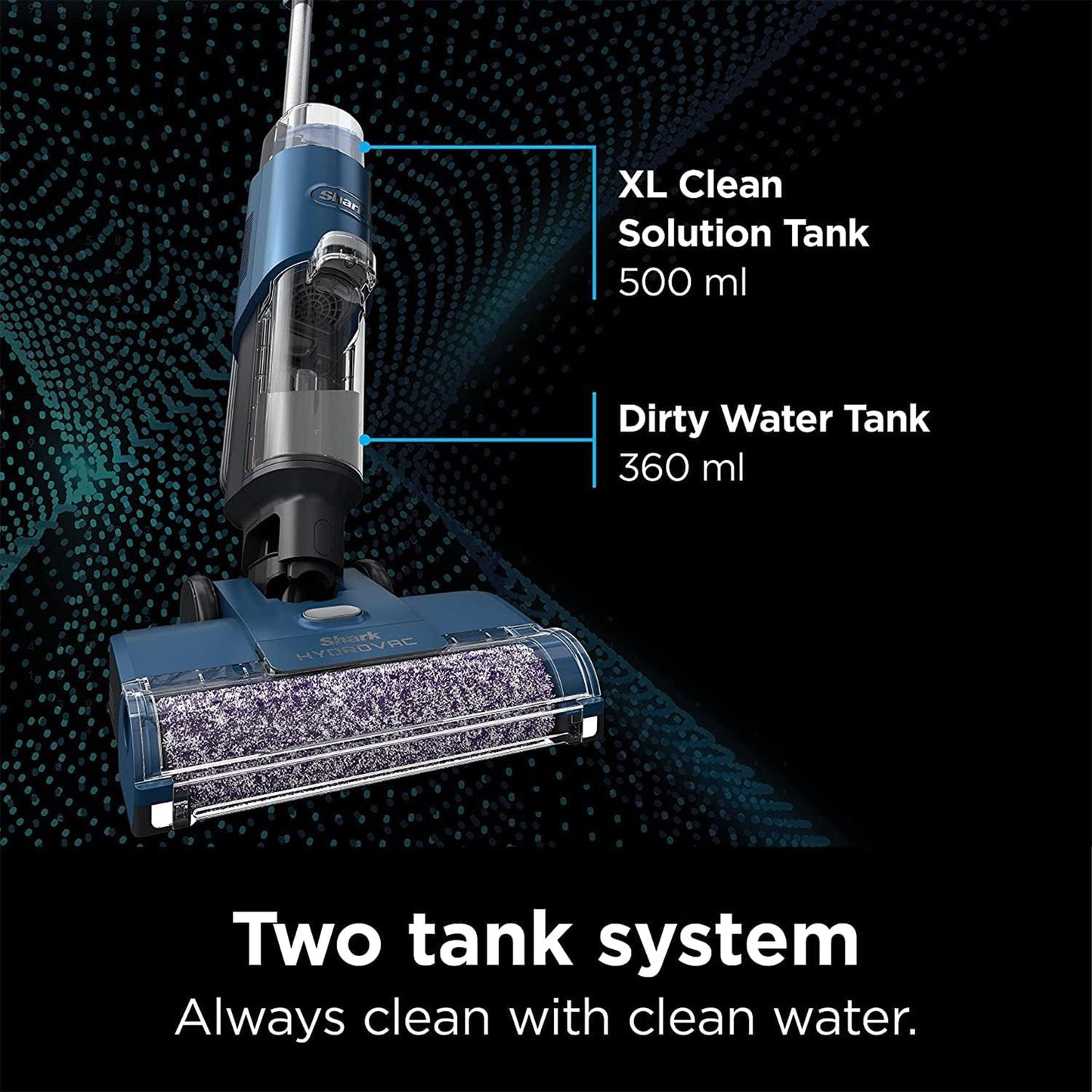 Shark HydroVac XL 3 in 1 Vacuum Mop Self Cleaning System (Certified Refurbished)