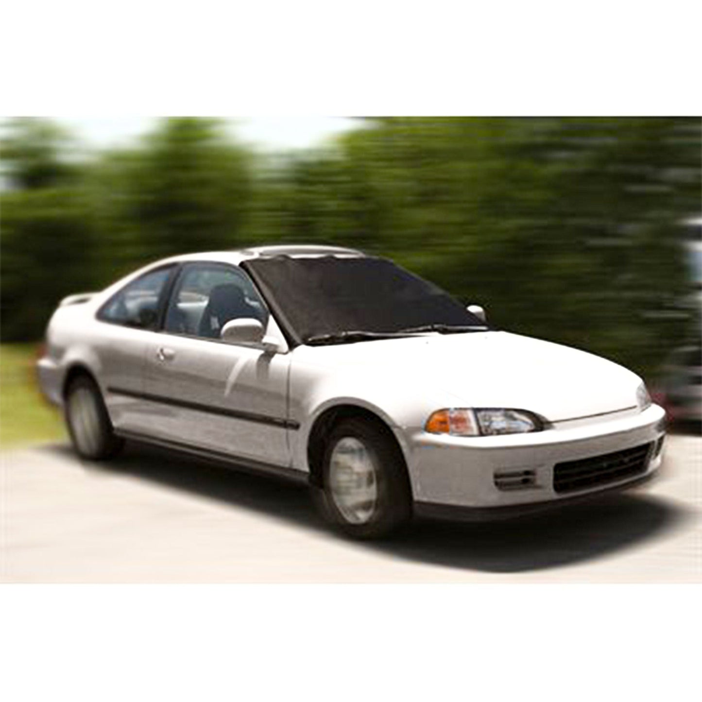 Camco Durable Compact Universal On the Go RV Tow Car Windshield Protector, Black