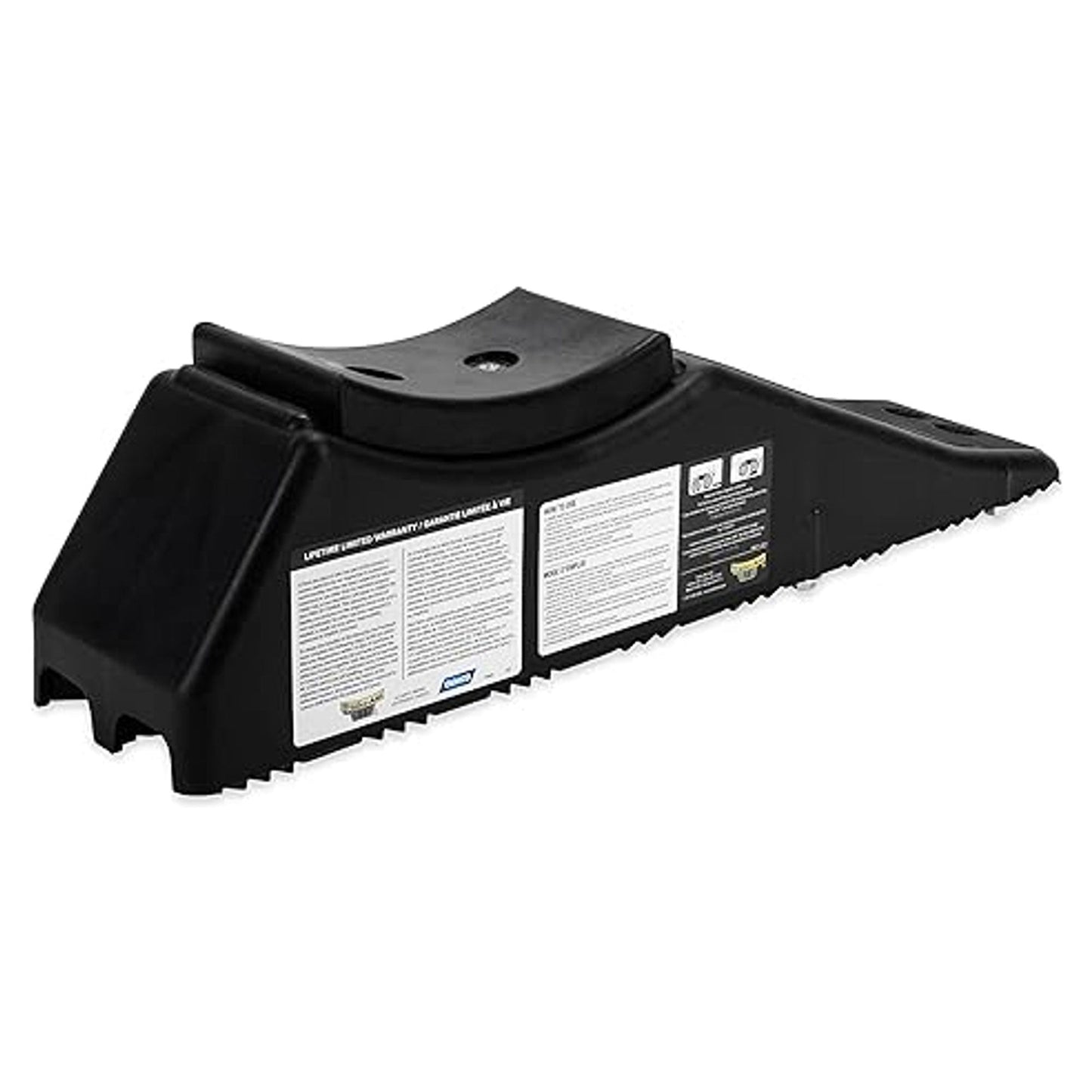 Camco Trailer Aid Tandem Trailer Tire Changing Ramp with 4.5 Inch Lift, Black