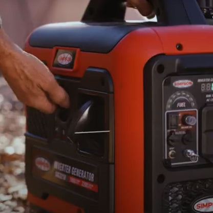 Simpson Cleaning SIG2218 1,800 Watt Portable Inverter Generator with LED Display