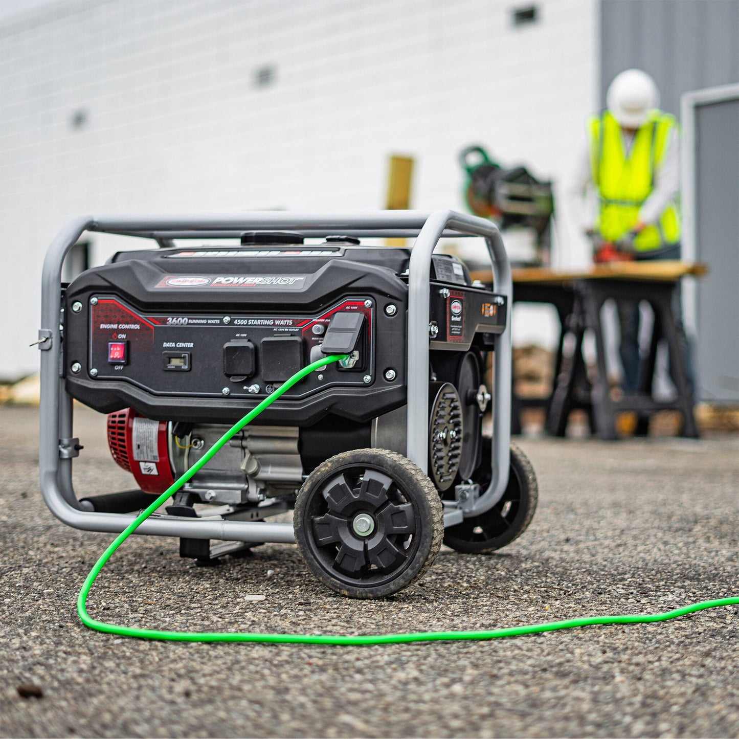 SIMPSON PowerShot Portable 3,600 Watt Generator with Roll Cage Frame Protection