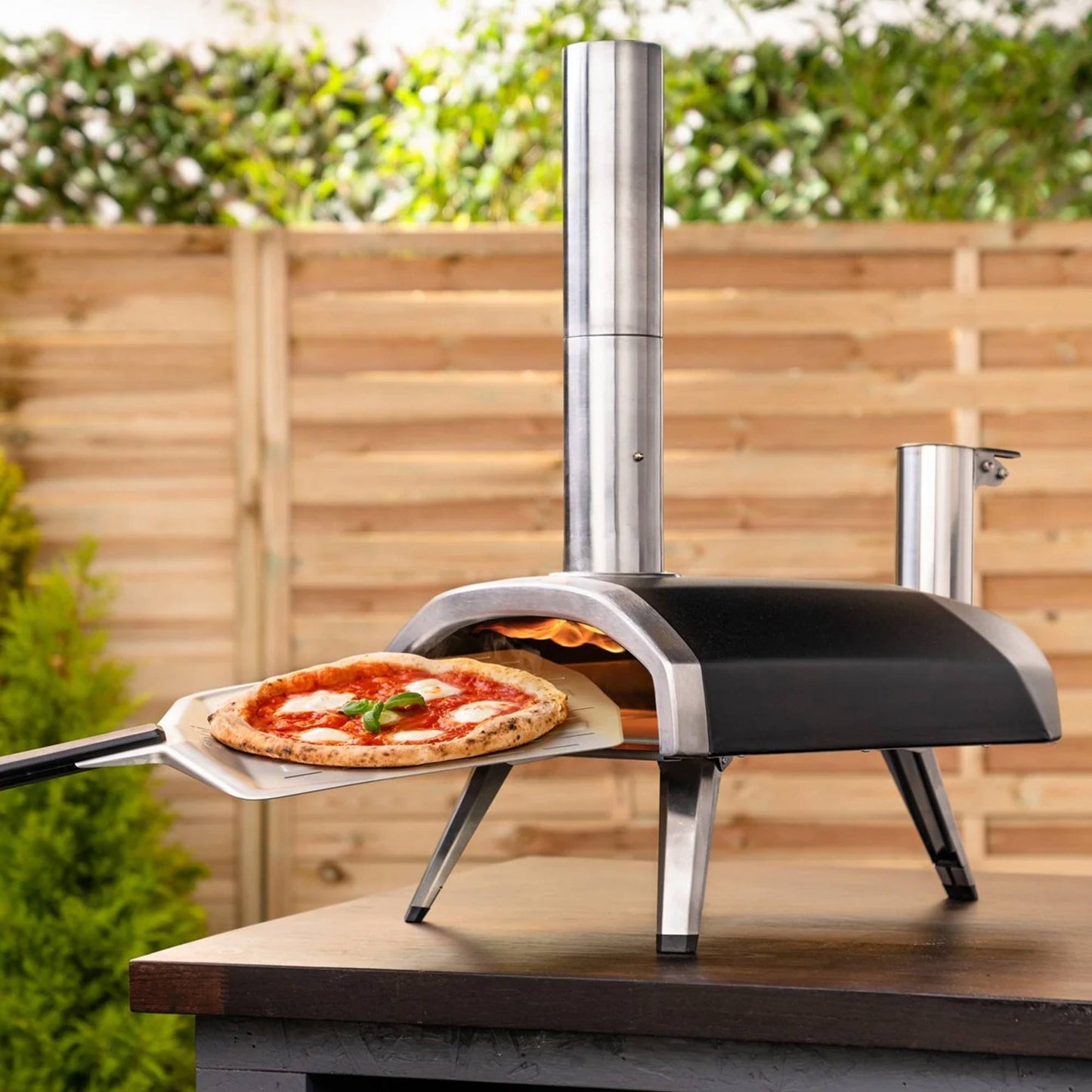 Ooni Fyra 12 Portable Wood Fired Countertop Pizza Oven Ideal for Outdoor Kitchen