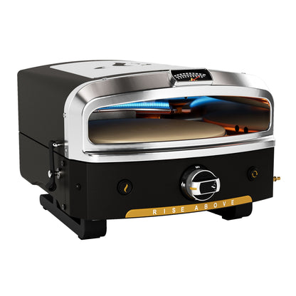 Halo Versa 16 Pizza Oven with Patented Dual Burner System and Rotating Stone