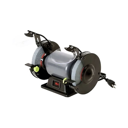 Master Mechanic Corded Electric 6 Inch Bench Grinder w/ 0.33 HP Induction Motor