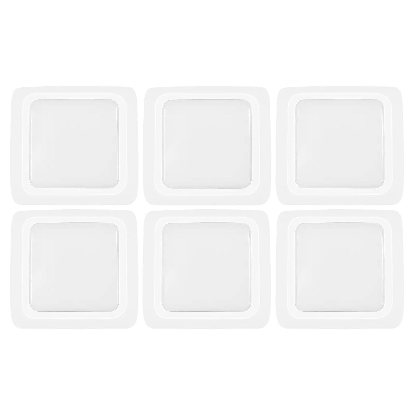 GE Set of 6 Battery Operated Plastic LED Puck Lights for Closets and Cabinets