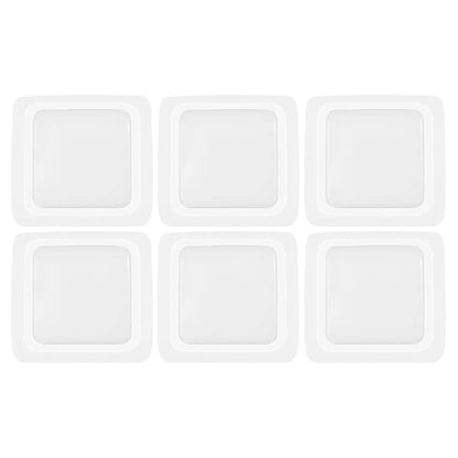 GE Set of 6 Battery Operated Plastic LED Puck Lights for Closets and Cabinets