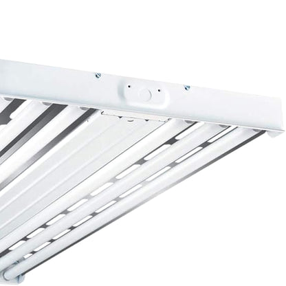 Metalux F Bay HBL 2 x 4' 4 Lamp T8 Commercial Fluorescent Lamp Light Fixture