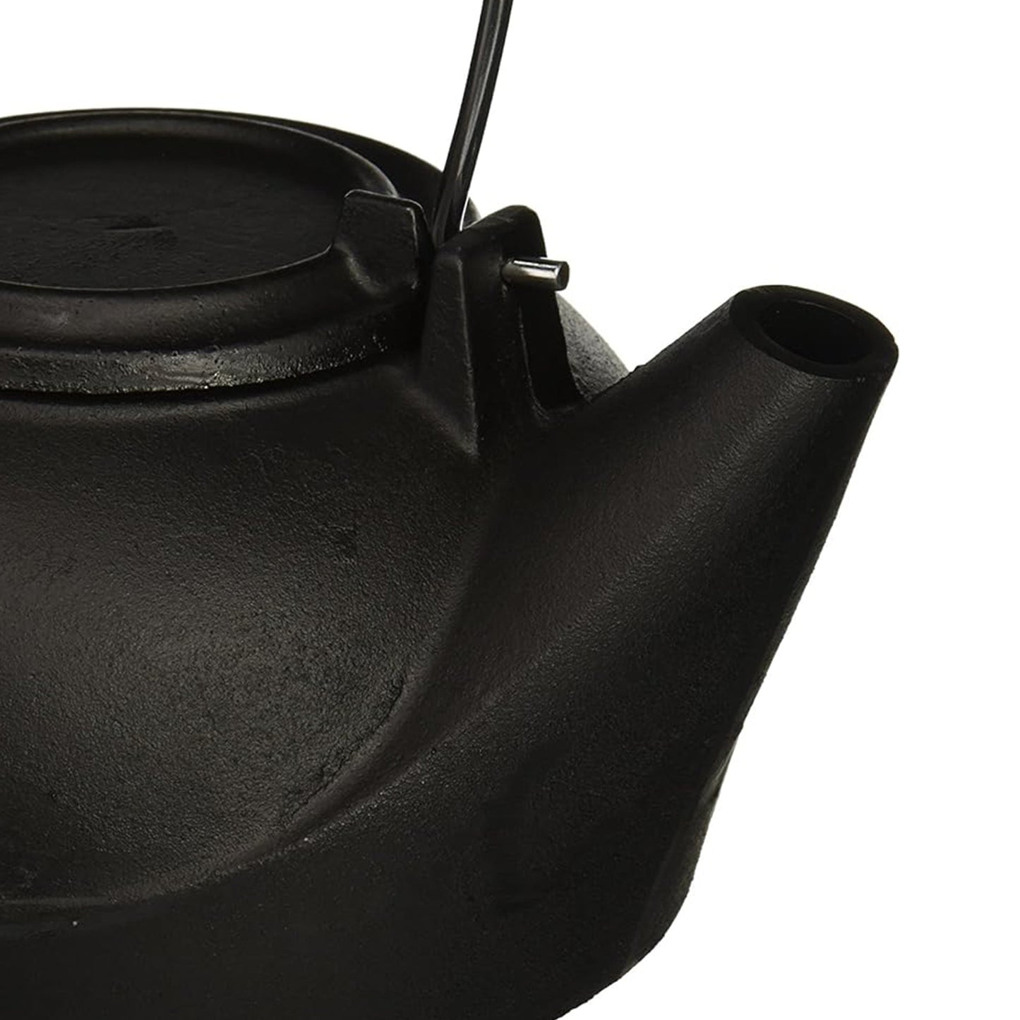 Panacea Fireplace Cast Iron Wood Stove Kettle Humidifier w/ Chrome Handle, Black