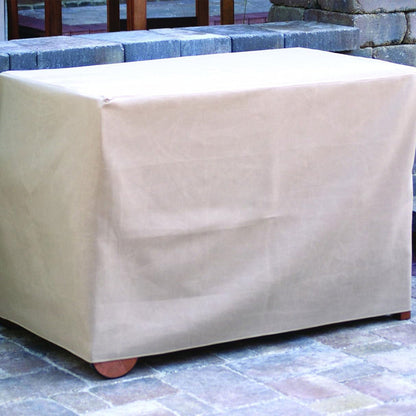 Outdoor Interiors 7 Piece Fold and Store Eucalyptus Hardwood Outdoor Dining Set