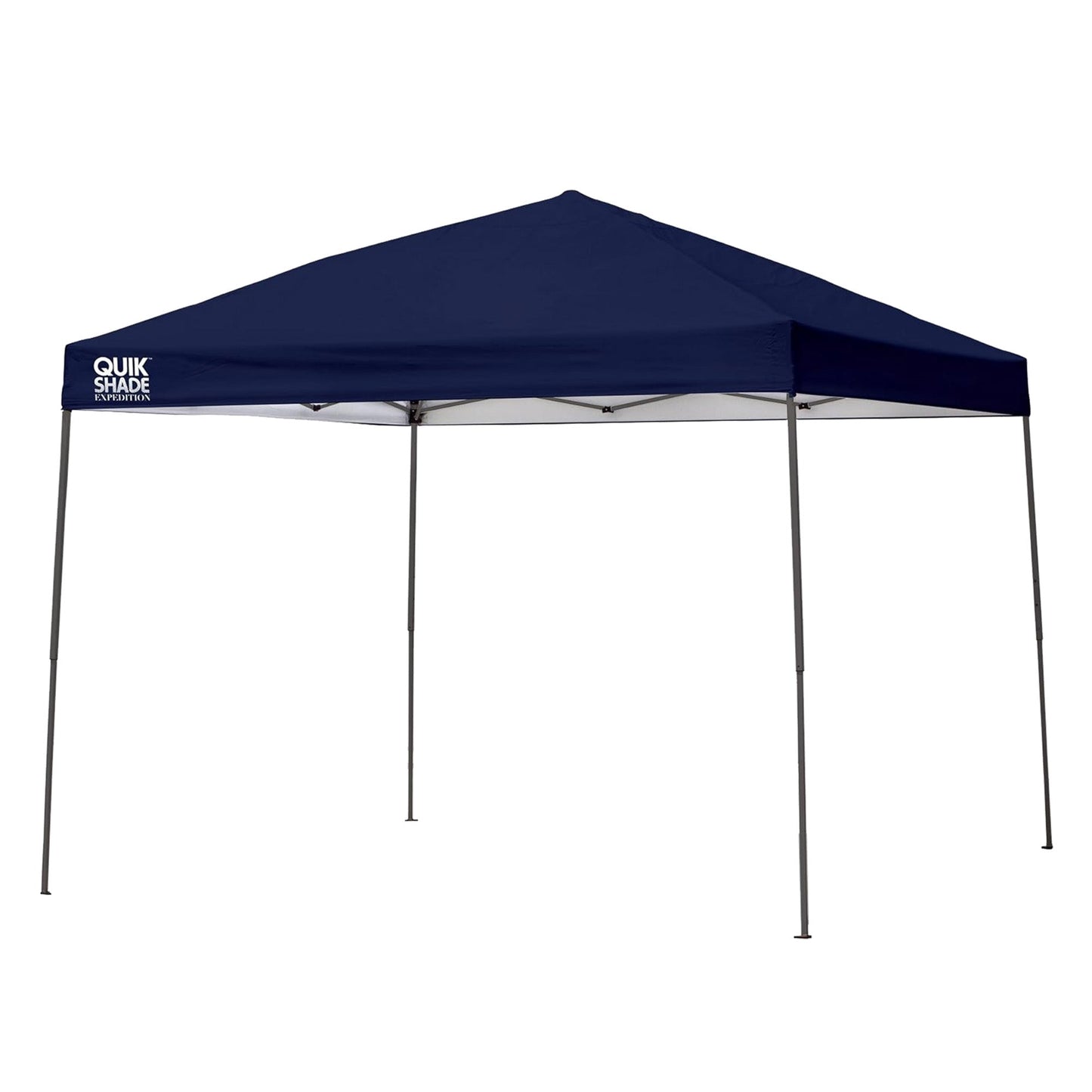 Quik Shade 10 Foot by 10 Foot Instant Canopy Accommodates Up to 12 People, Blue
