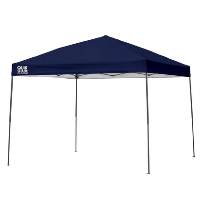 Quik Shade 10 Foot by 10 Foot Instant Canopy Accommodates Up to 12 People, Blue
