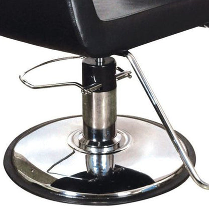 Chromium Brooklyn Professional Styling Chair w/High Density Foam Cushions, Black