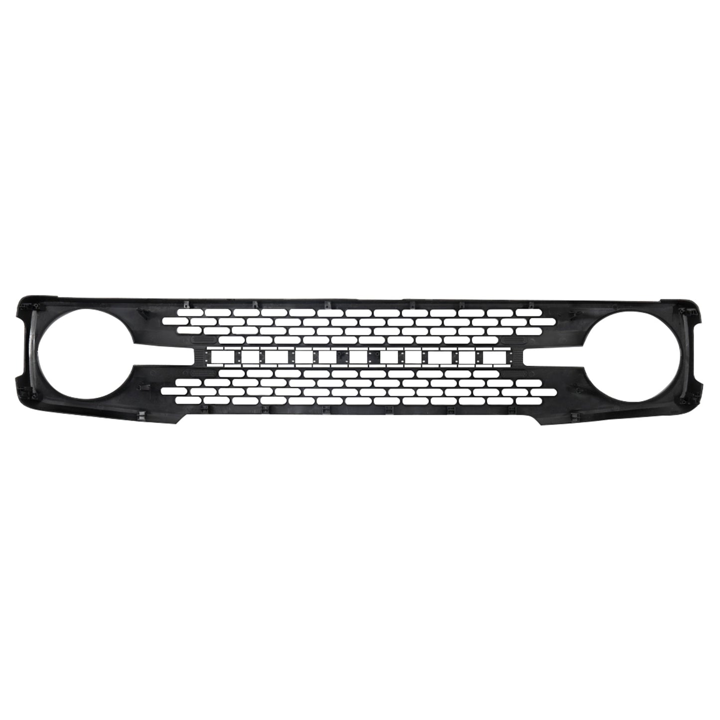 AMERICAN MODIFIED Armor Grille w/DIY Letters for 21-23 Ford Bronco, Glossy Black