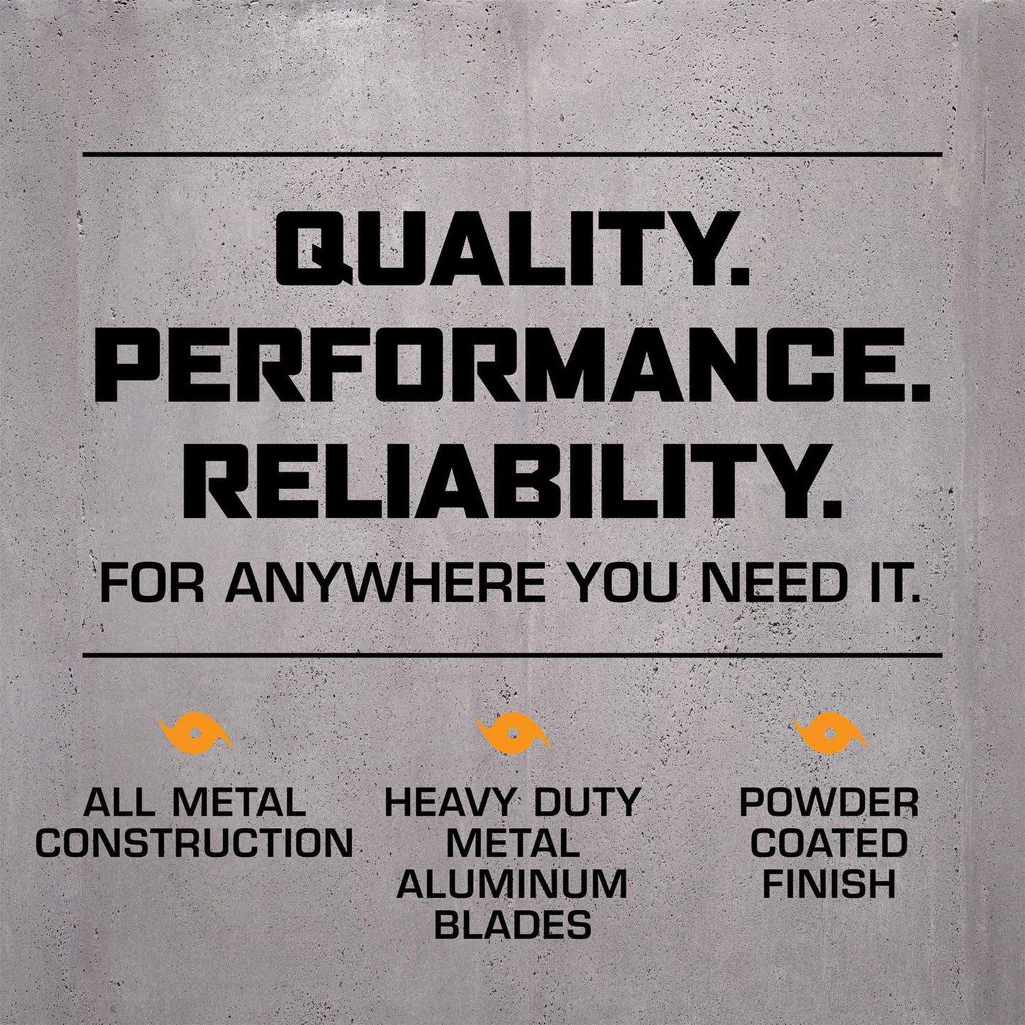 Hurricane Pro Series 16" High Velocity Metal Orbital Floor Fan, Black (2 Pack)