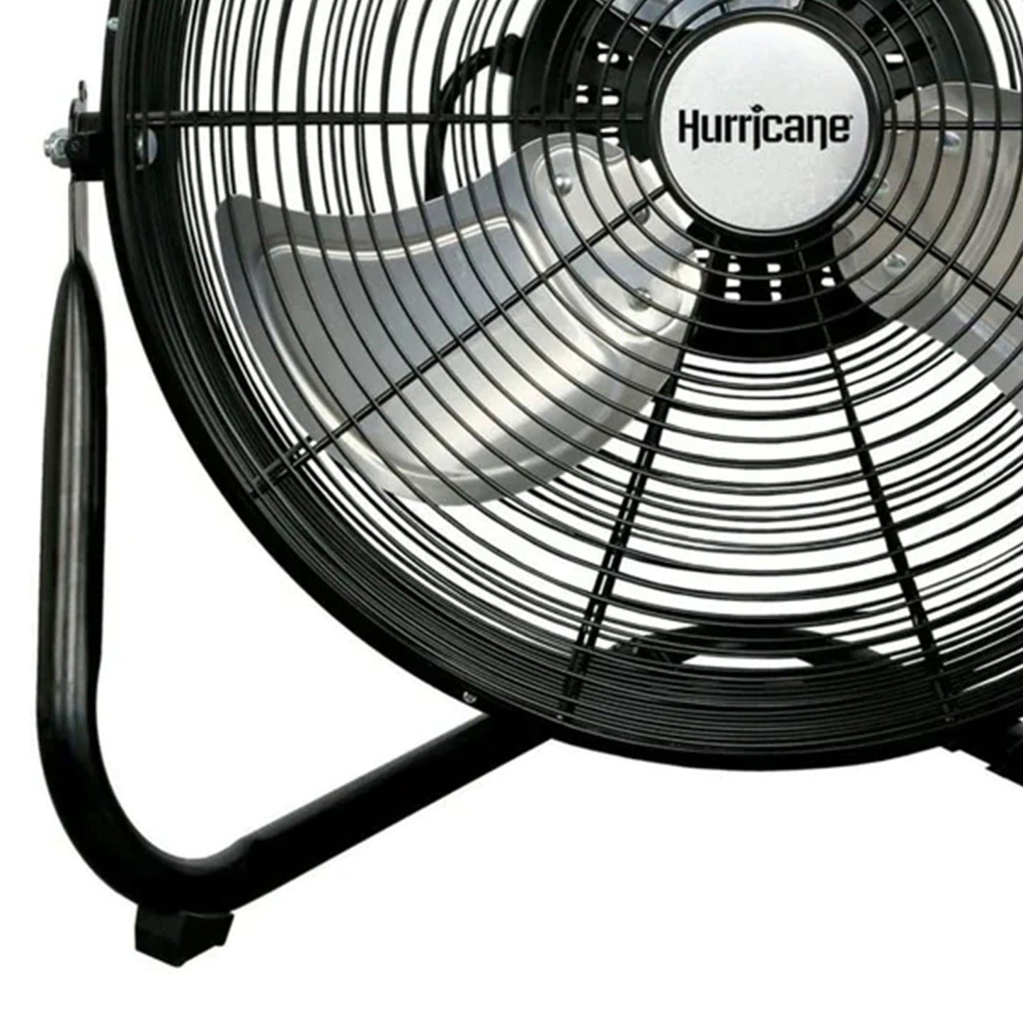 Hurricane Pro Series 16" High Velocity Metal Orbital Floor Fan, Black (2 Pack)