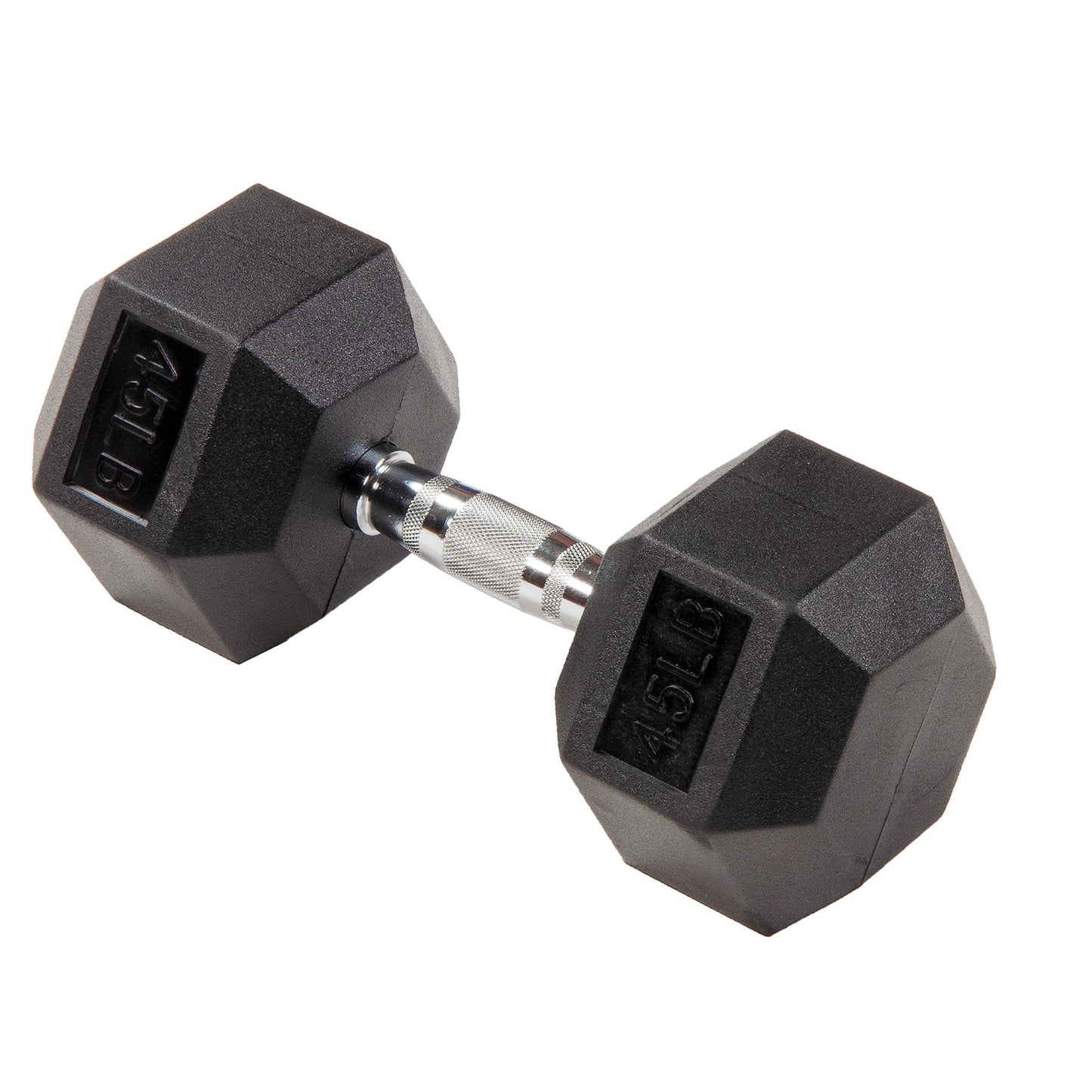 Signature Fitness Hex Dumbbells Strength Training Workout Equipment Set, 45 lbs