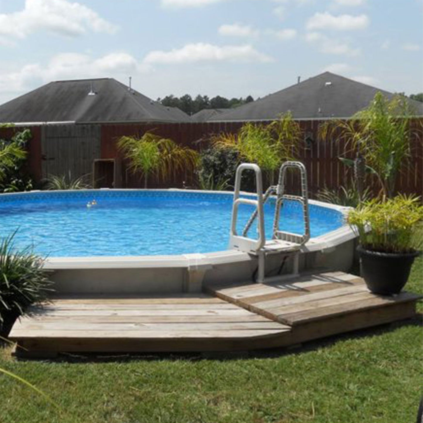 Main Access Large Step Ladder Guard Mat with Smart Step Swimming Pool Entrance