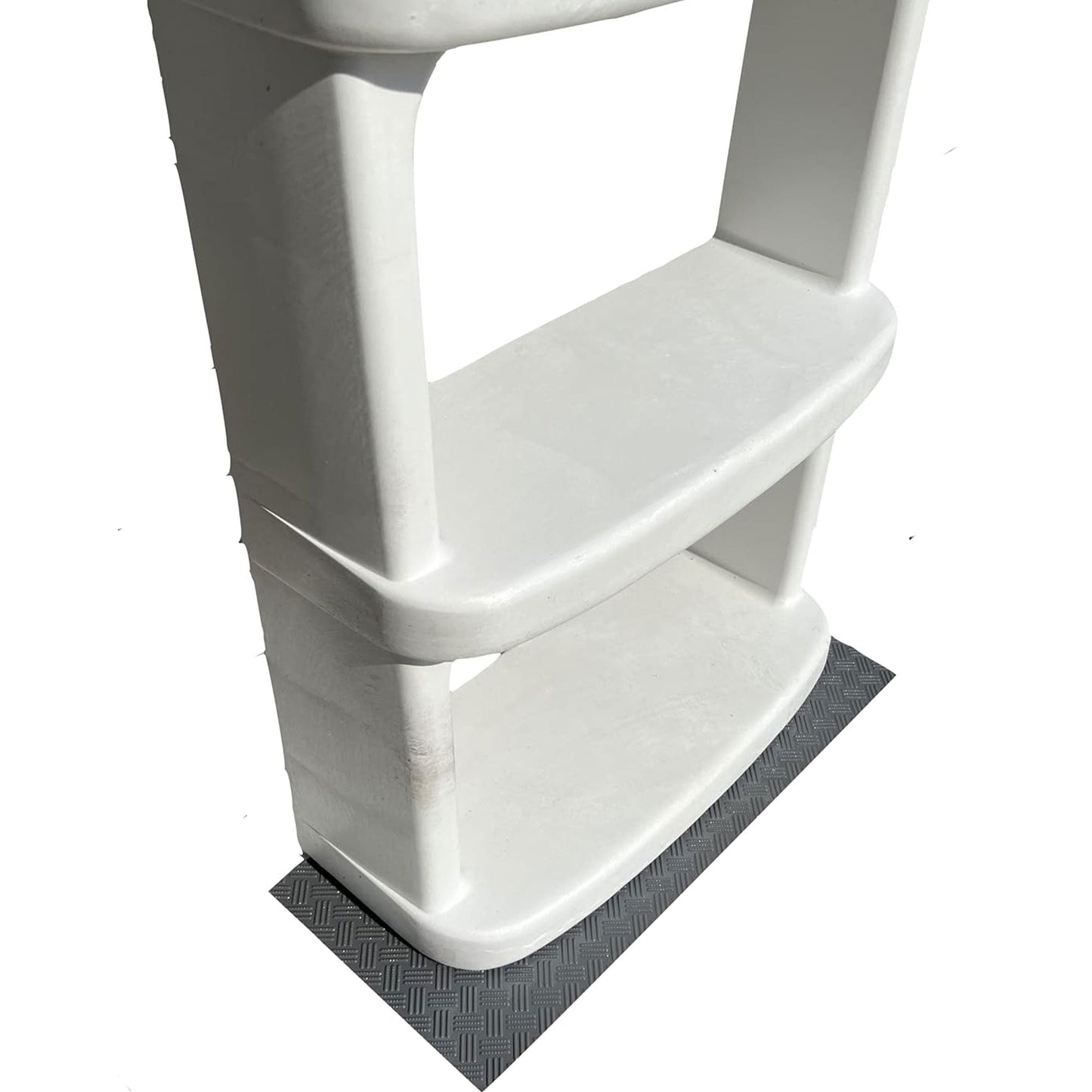 Main Access Large Ladder Guard Mat, Gray + Main Access ProSeries Ladder, Taupe