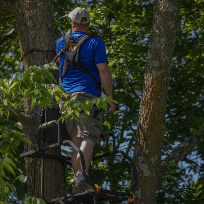 Muddy The Stronghold 1.5 Deer Hunting Ladderstand, 1 Person Climbing Tree Stand