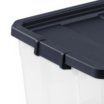 Sterilite 116 Qt Heavy Duty Box Stackable Storage Bin w/ Latching Lid (16 Pack)