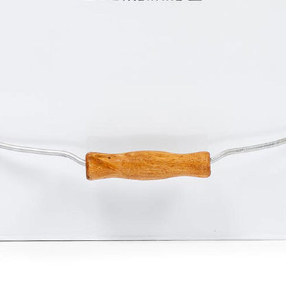 Behrens 3.25 Gal Rectangular Galvanized Steel Cleaning Pail with Handle, White