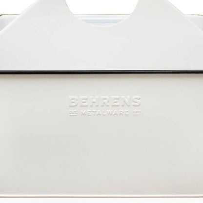 Behrens Versatile 11.5 Inch Rectangular Steel Partitioned Cleaning Caddy, White