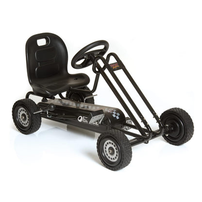 hauck Ergonomic Pedal Ride On Go Kart Toys for Boys and Girls Ages 4 to 8, Black