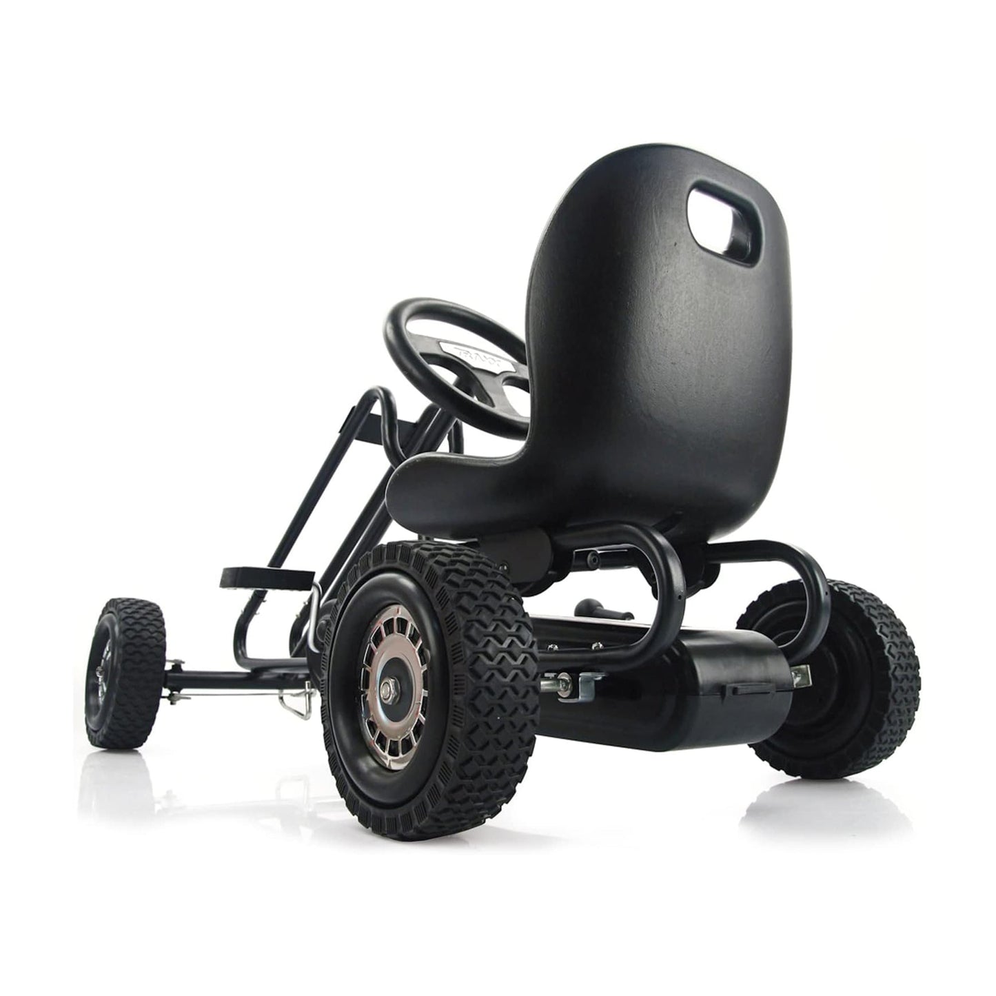 hauck Ergonomic Pedal Ride On Go Kart Toys for Boys and Girls Ages 4 to 8, Black