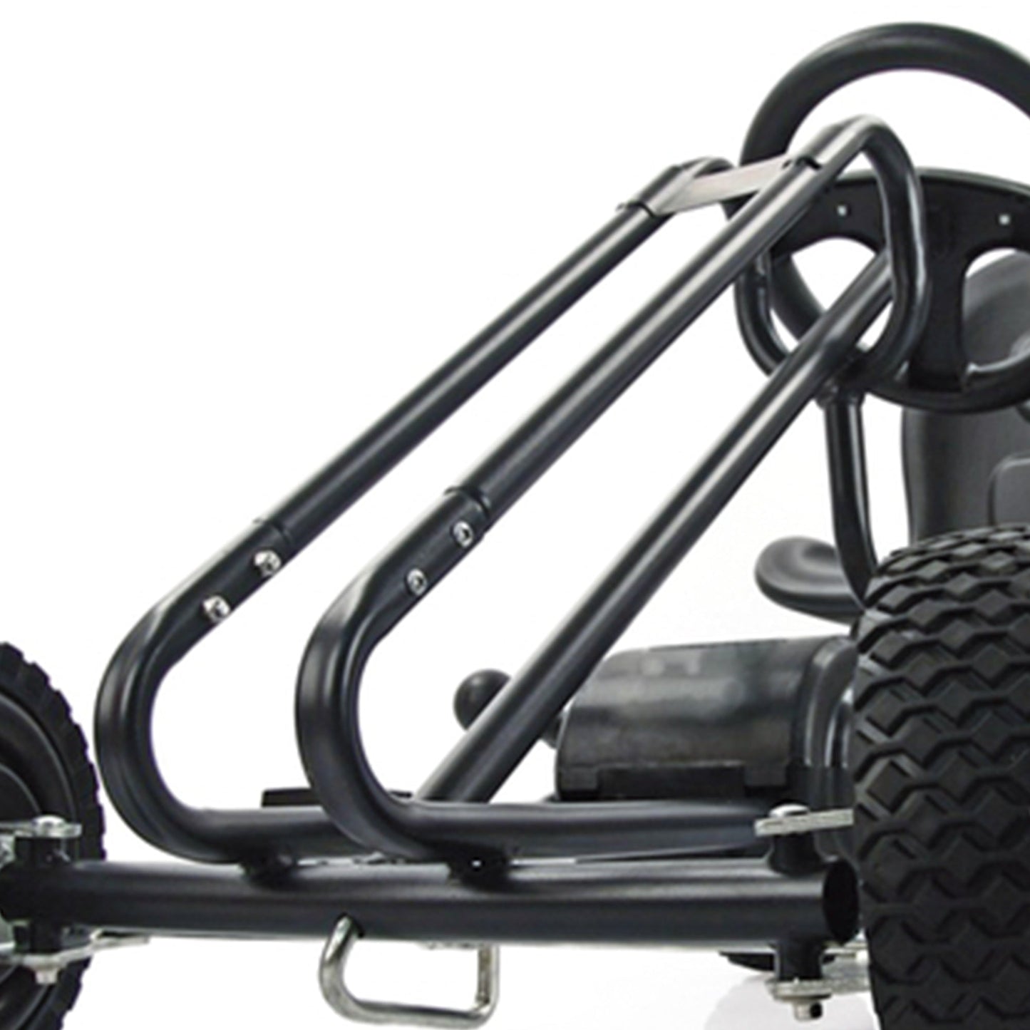 hauck Ergonomic Pedal Ride On Go Kart Toys for Boys and Girls Ages 4 to 8, Black