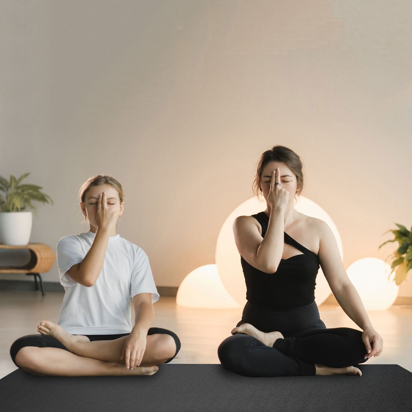 Fitvids High-Density Home Gym Equipment Mat, 1/4-Inch Nonslip PVC Floor Protector for Treadmills, Exercise Bikes, and Fitness Equipment, 6' x 12'