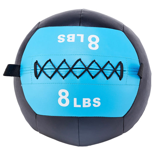 Signature Fitness Weighted Medicine Wall Ball Full Body Workout Equipment, 8 lb