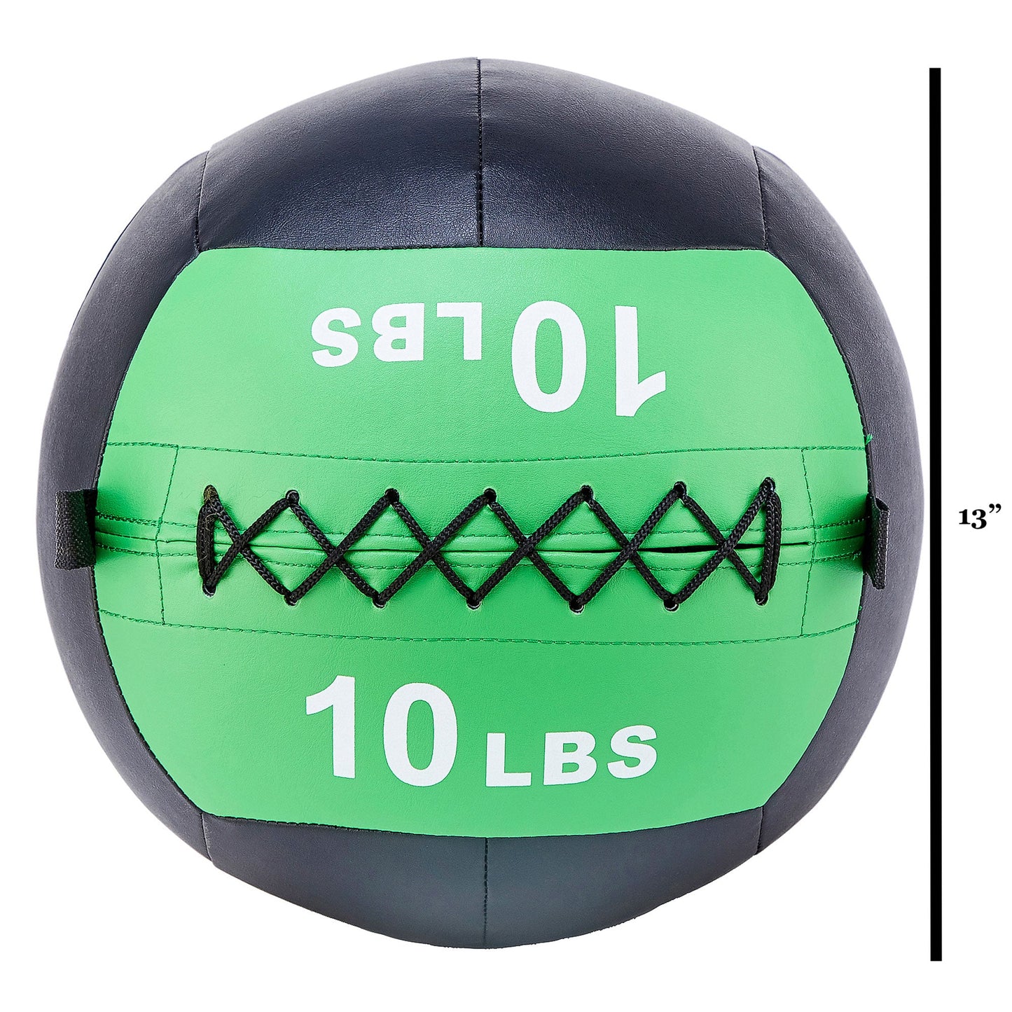 Signature Fitness Weighted Medicine Wall Ball Full Body Workout Equipment, 10 lb