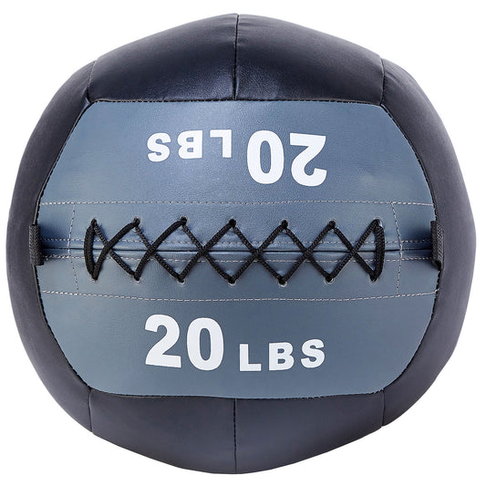 Signature Fitness Weighted Medicine Wall Ball Full Body Workout Equipment, 20 lb