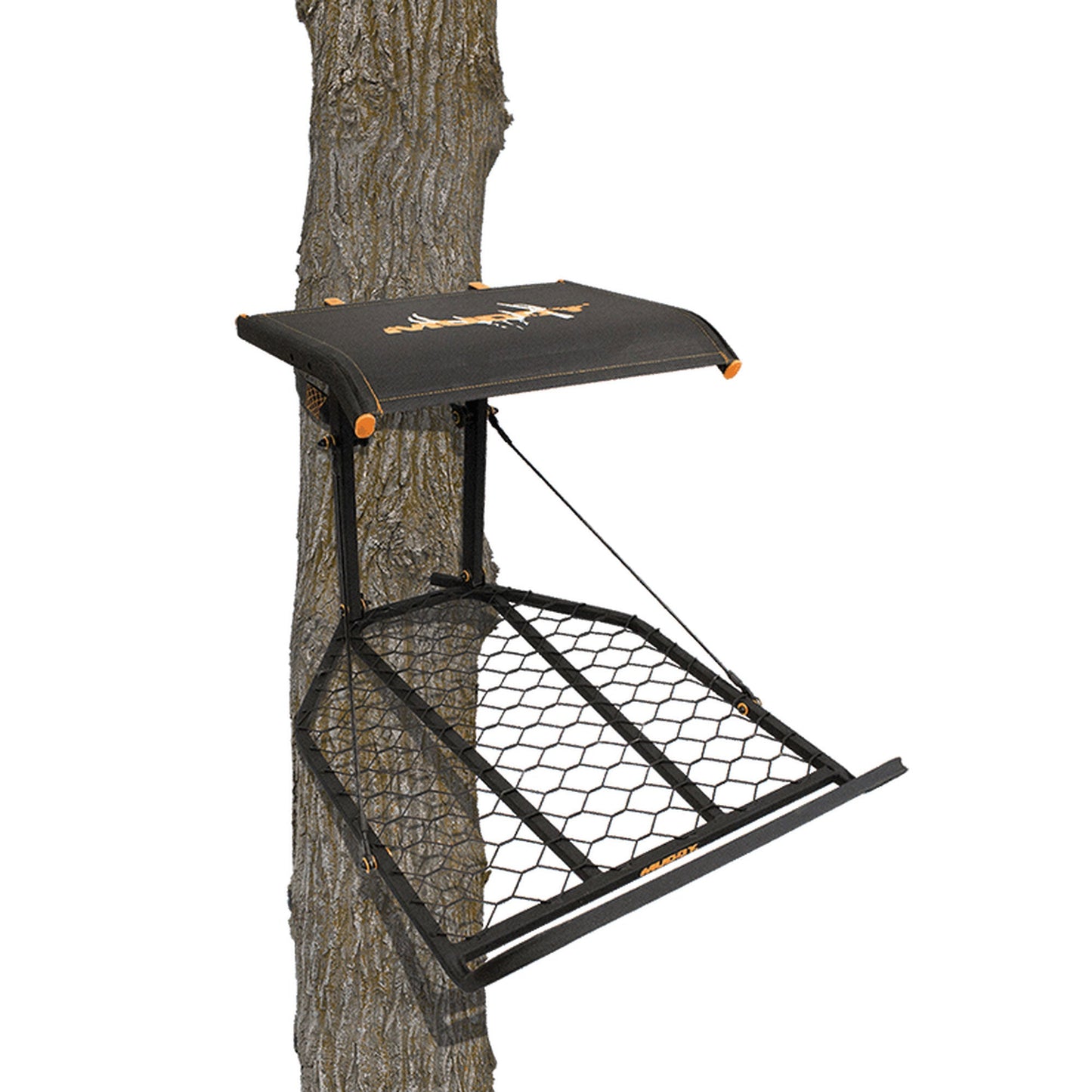 Muddy The Boss XL Wide Stance Hang On 1 Person Deer Hunting Tree Stand (2 Pack)