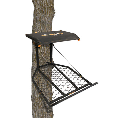 Muddy The Boss XL Wide Stance Hang On 1 Person Deer Hunting Tree Stand (2 Pack)