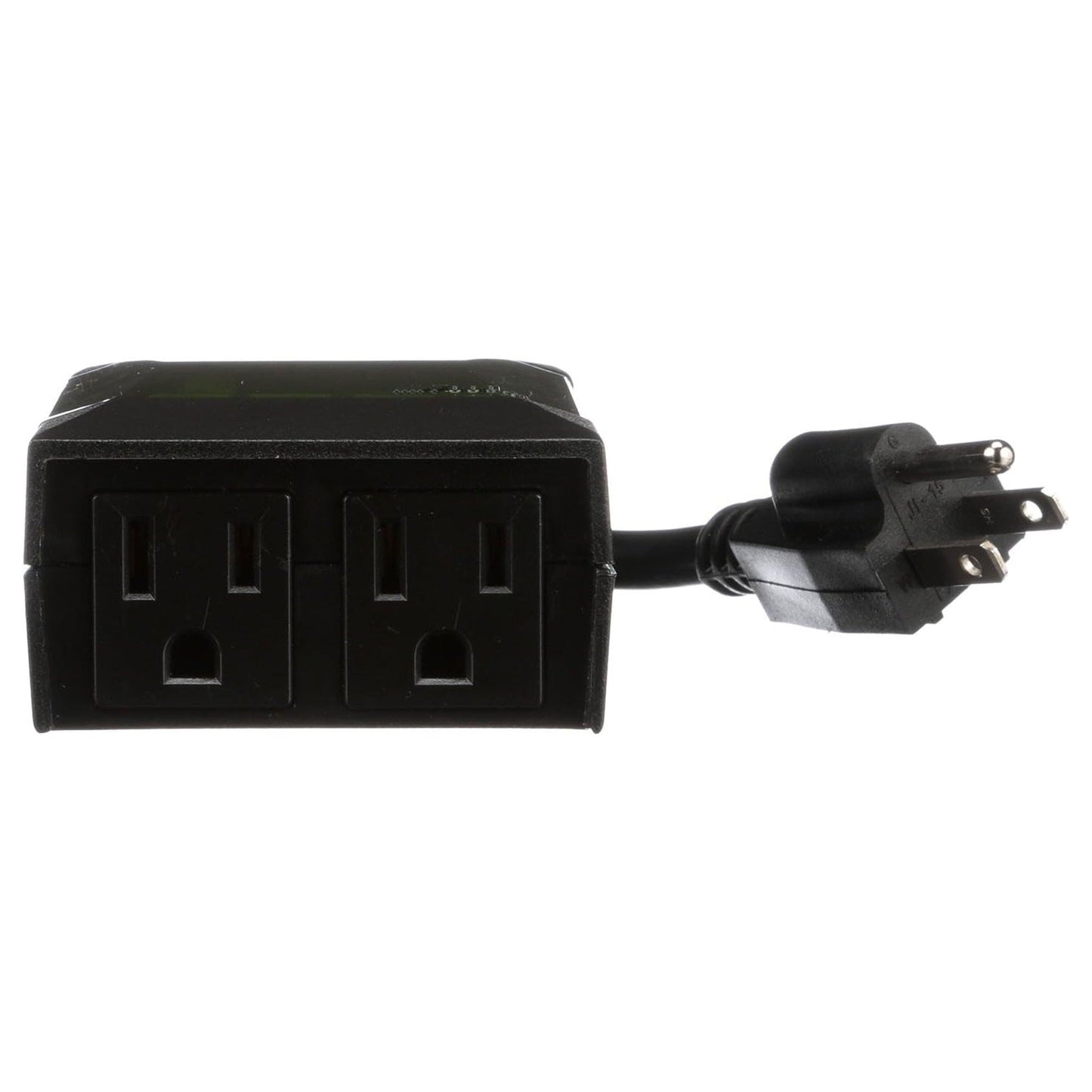 Woods 0.5 Horsepower Heavy Duty Outdoor 7 Day Digital 2 Outlet Timer, Black