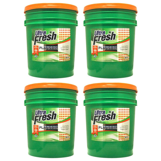 Ultra Fresh 3X Platinum 5 Gallon Laundry Detergent, Up to 640 Loads (4 Pack)