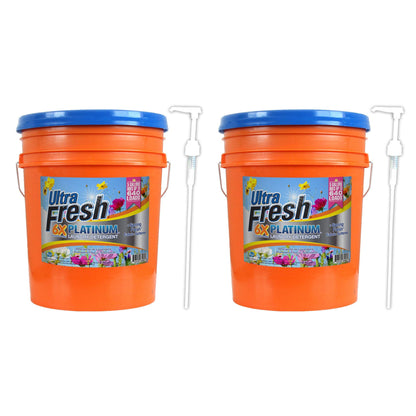 Ultra Fresh 6X Platinum 5 Gal Detergent with Spring Fresh Softener (2 Pack)